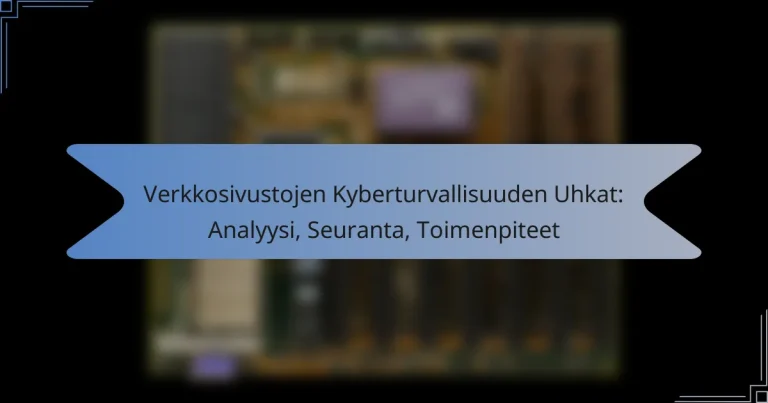 Verkkosivustojen Kyberturvallisuuden Uhkat: Analyysi, Seuranta, Toimenpiteet